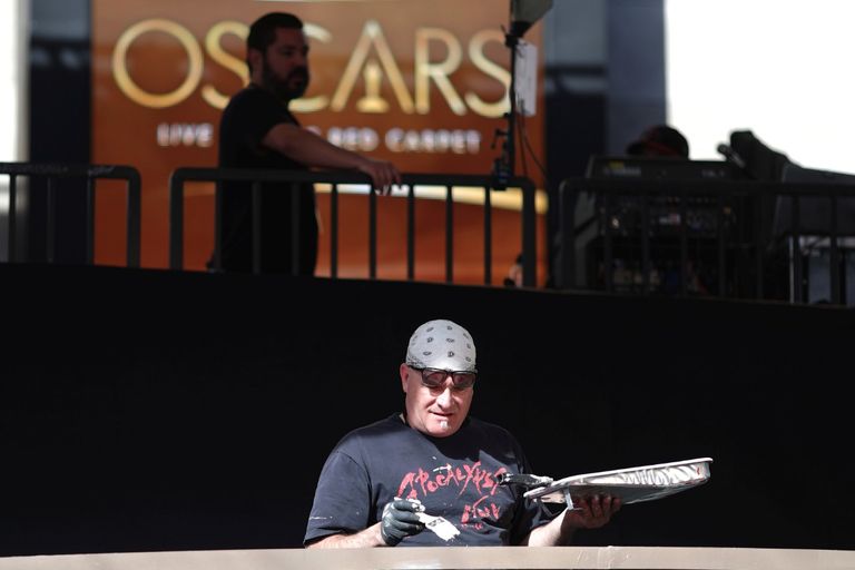 جانب من الاستعدادات لحفل الأوسكار