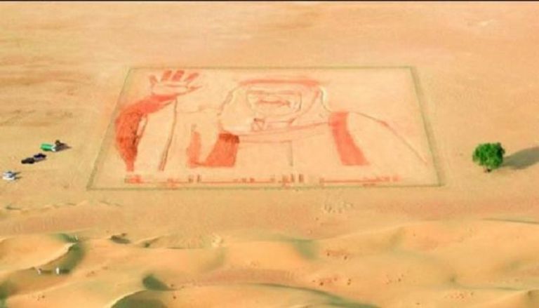 الشيخ محمد بن راشد آل مكتوم والشيخ محمد بن زايد آل نهيان والشيخ صباح الأحمد الجابر الصباح أمير الكويت - أرشيفية