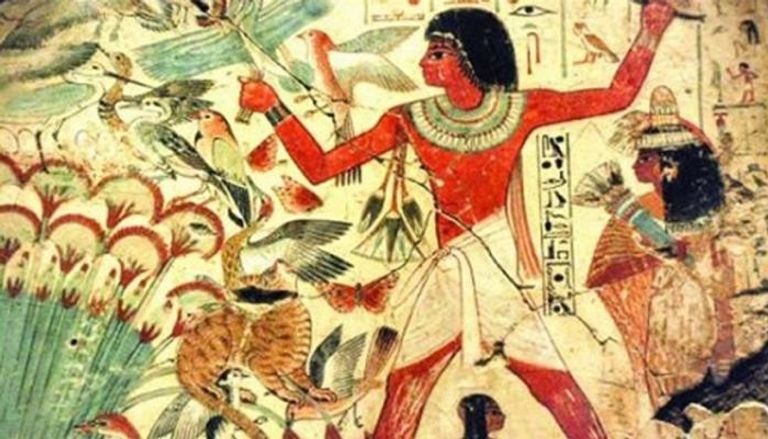 جدارية من مصر القديمة - صورة أرشيفية