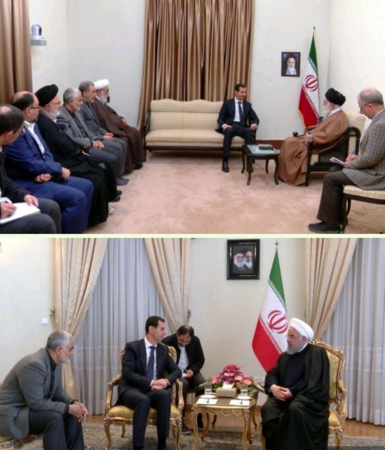 ظريف يصافح قاسم سليماني - أرشيفية