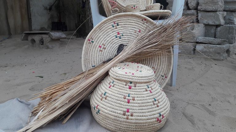 الحاجة فاطمة اللحام تباشر عملها