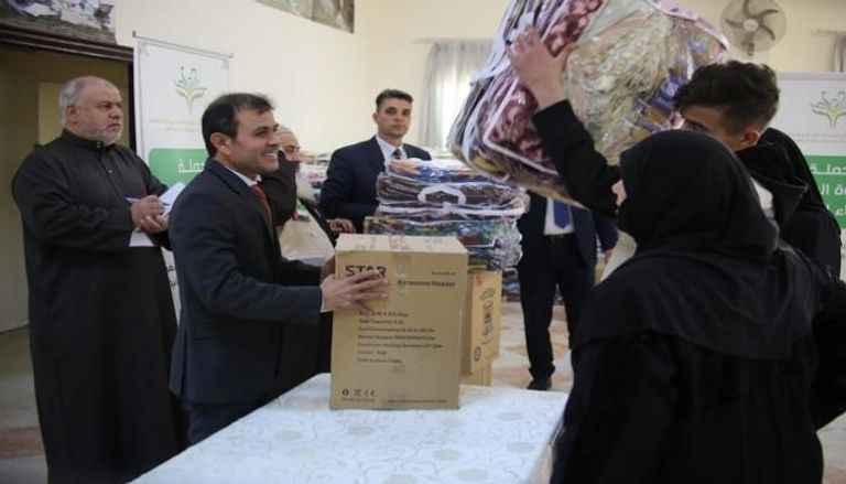 مؤسسة "أحمد بن زايد" للأعمال الخيرية تقدم مساعدات للسوريين في الأردن 