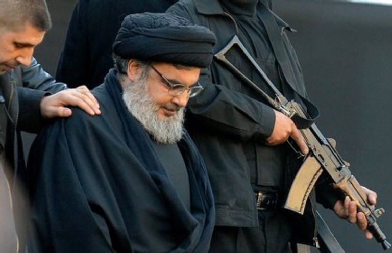 الإرهابي حسن نصر الله