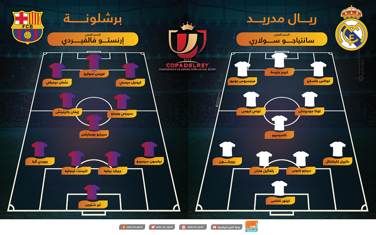 من مباراة الذهاب بين الفريقين