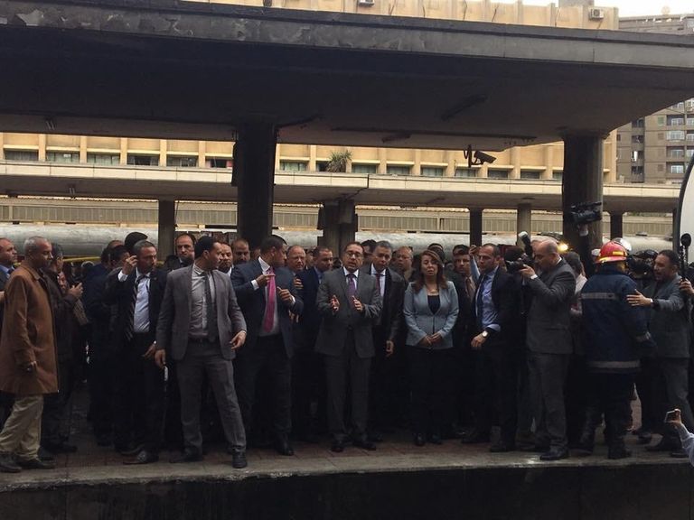 حريق في محطة مصر بالقاهرة