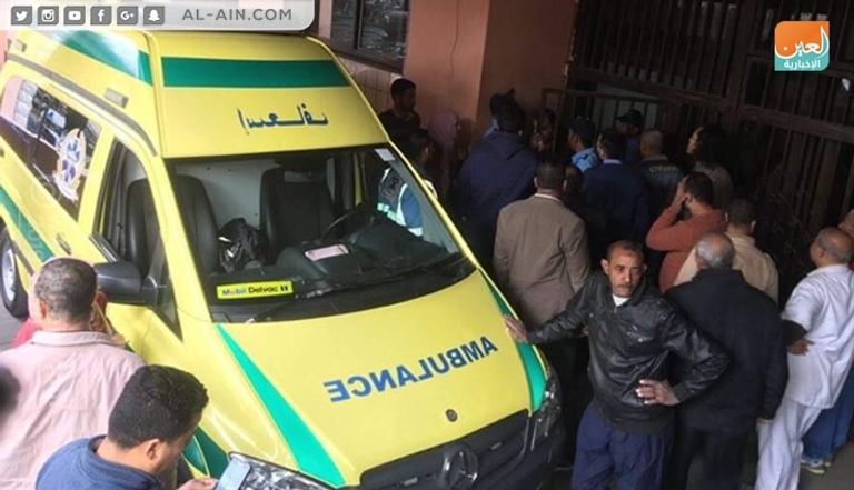 حريق في محطة مصر بالقاهرة