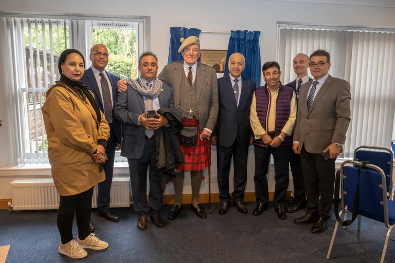 افتتاح قاعة آل مكتوم للمؤتمرات بمركز علاج الشرطة في اسكتلندا