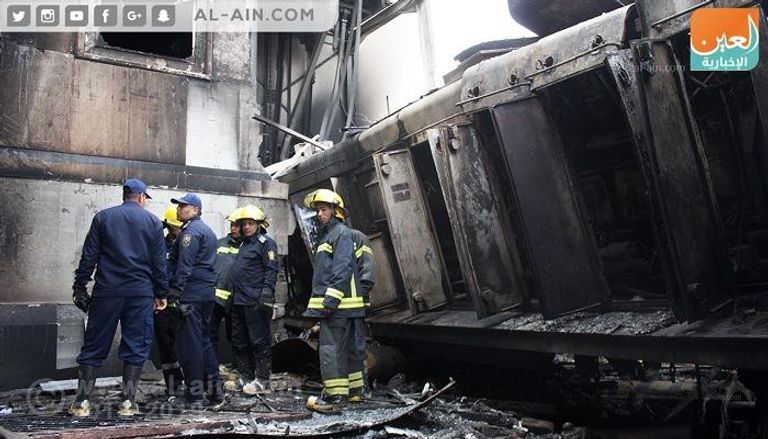 حادث محطة قطار مصر أدى لسقوط ضحايا