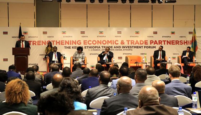 جانب من منتدى التجارة والاستثمار الإثيوبي الكيني