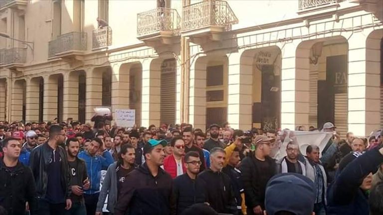 مظاهرات ضد الولاية الخامسة في الجزائر