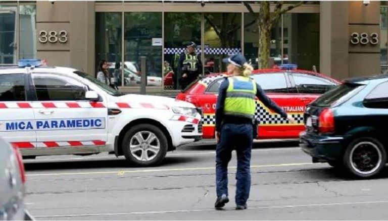 حادثة سابقة لإطلاق نار خارج مبنى الشرطة الفيدرالية الأسترالية