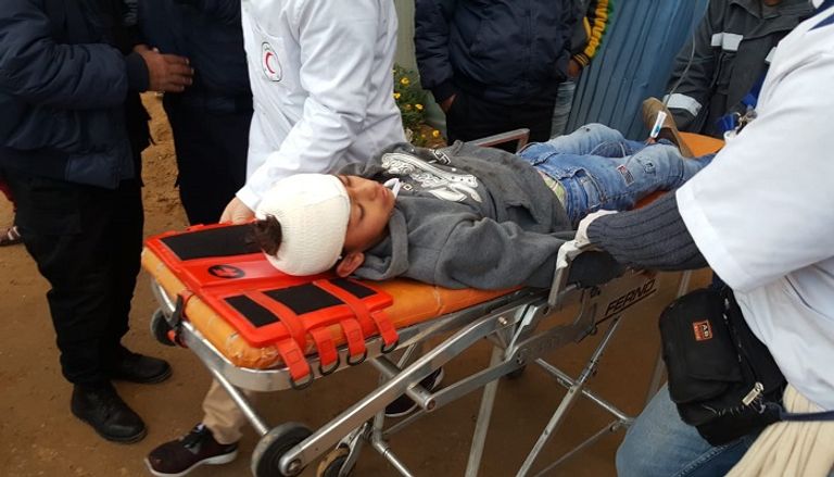 أحد المصابين في الجمعة الـ49 لمسيرات العودة