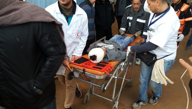 أحد المصابين في الجمعة الـ49 لمسيرات العودة 