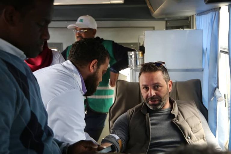 حازم إمام عضو مجلس إدارة اتحاد الكرة المصري أشرف صبحي وزير الرياضة المصري