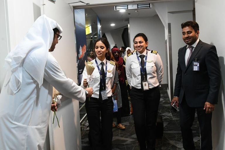 مطار أبوظبي يستقبل أولى رحلات "جو إير" الهندية