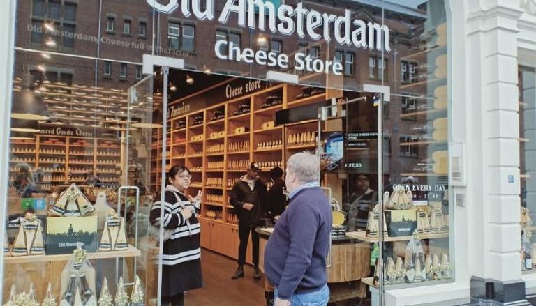 محل أولد أمستردام لبيع الجبن في هولندا