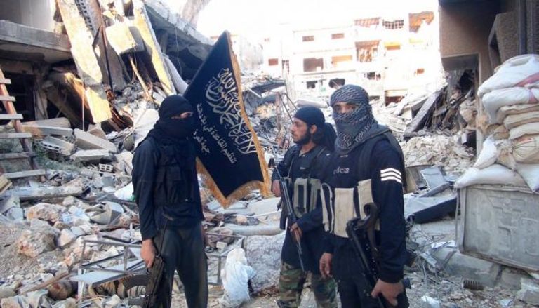 عناصر تابعة لتنظيم داعش الإرهابي في إدلب - أرشيفية