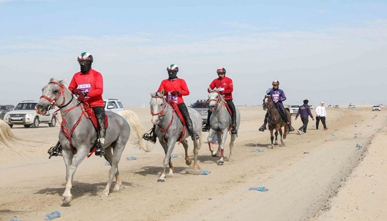  الشيخ محمد بن راشد آل مكتوم خلال لقائه الملك حمد بن عيسى آل خليفة