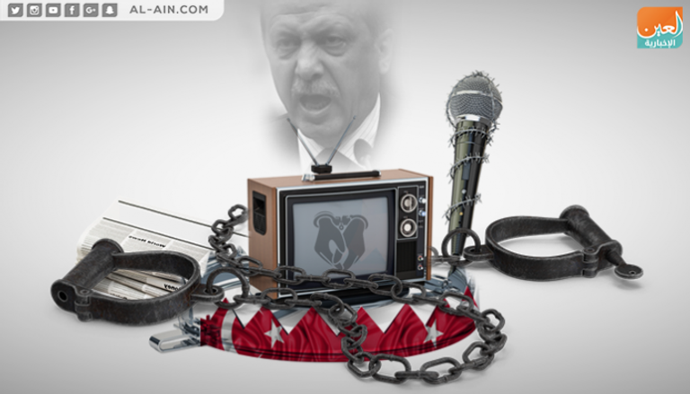 أردوغان يواصل سياسات التضييق على الصحافة والإعلام