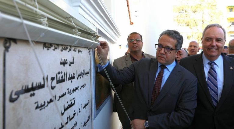 جانب من مقبرتي الورديان في مدينة الاسكندرية