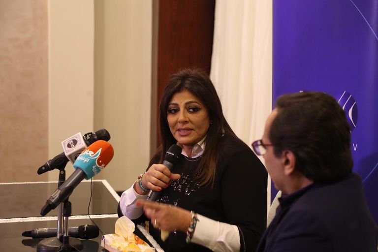 هالة صدقي خلال المهرجان