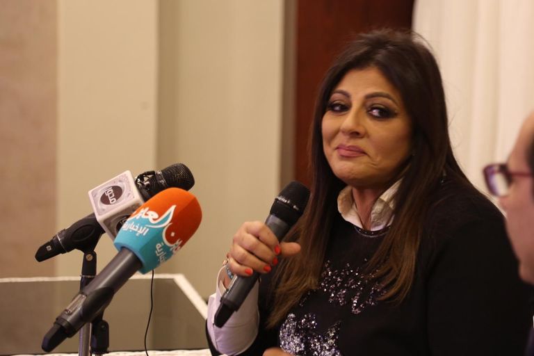 هالة صدقي خلال المهرجان