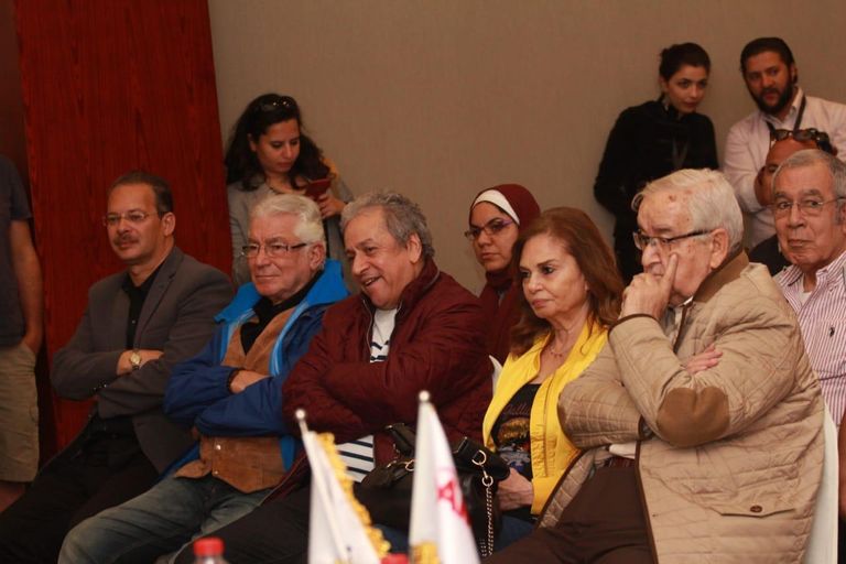 لطفي لبيب خلال ندوة تكريمه