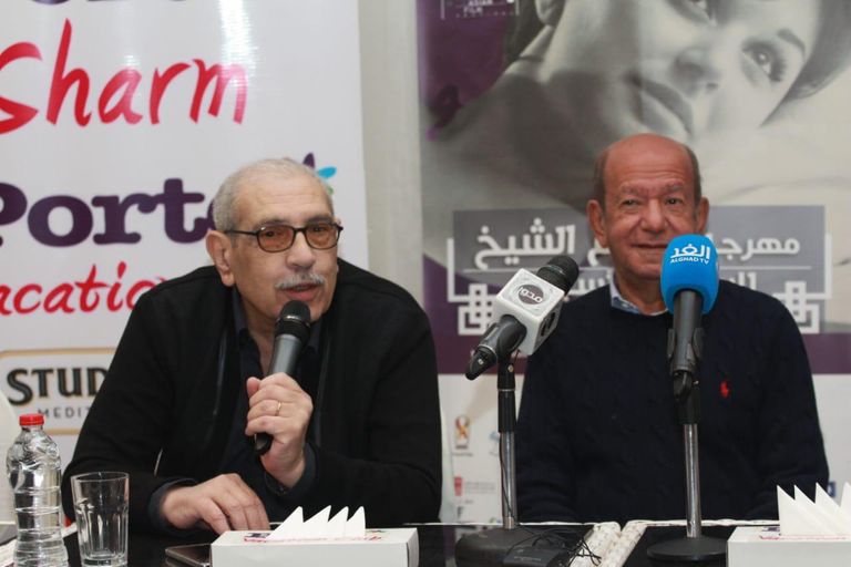 لطفي لبيب خلال ندوة تكريمه