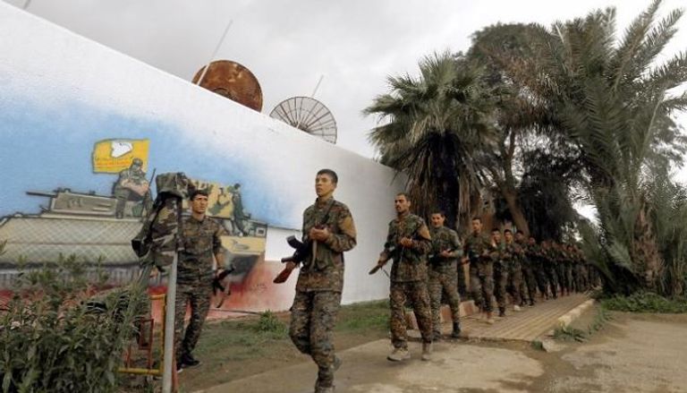 قوات سوريا الديمقراطية آليات تابعة لقوات سوريا الديمقراطية في الباغوز