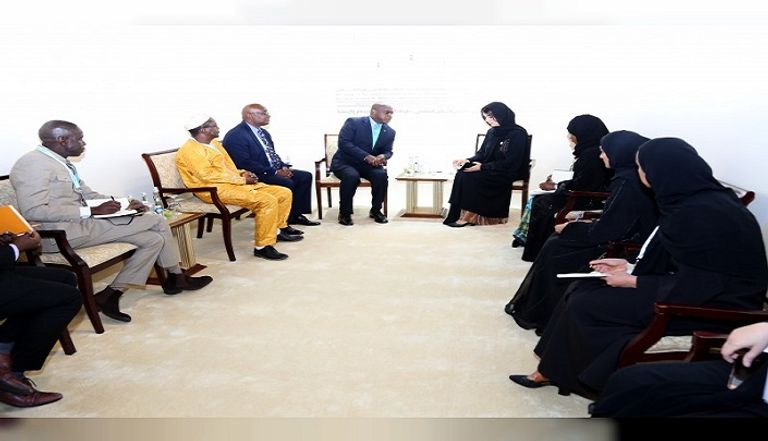 ريم بنت إبراهيم الهاشمي ووزير الخارجية الأوغندي