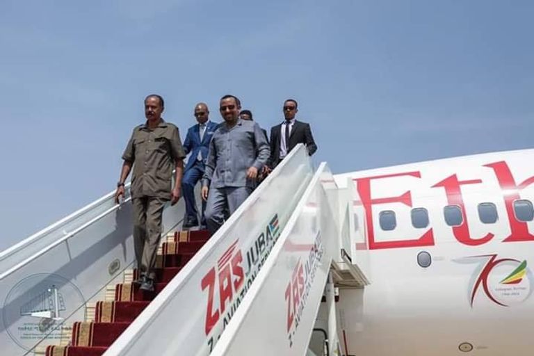 قمة ثلاثية بين زعماء إريتريا وإثيوبيا وجنوب السودان
