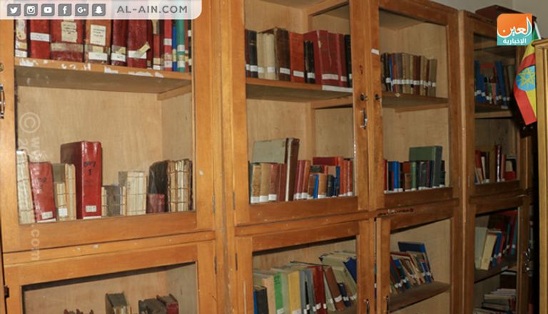 إحدى المخطوطات بدار الكتب الإثيوبية