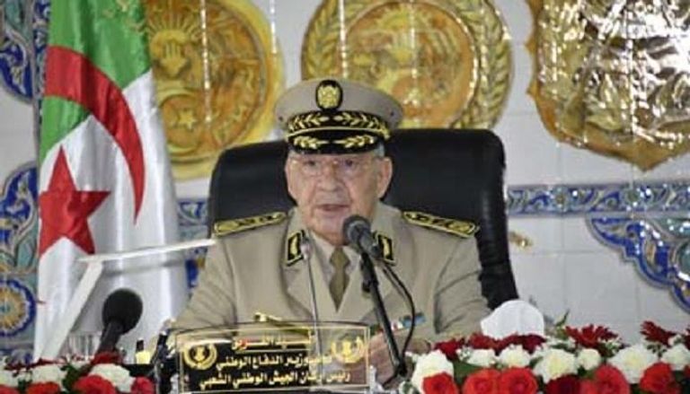 الفريق أحمد قايد صالح رئيس أركان الجيش الجزائري - أرشيفية