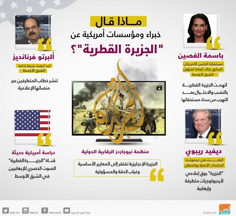 الجزيرة.. مصدر لنشر الأكاذيب والتضليل