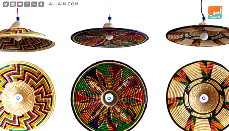 السلال الإثيوبية تستخدم في تقديم الطعام وتخزين الملابس