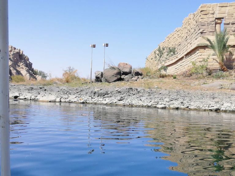 معبد "فيلة" في منطقة أسوان المصرية