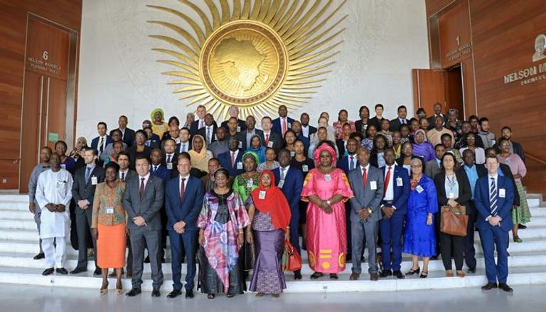 المشاركون في اجتماع الاتحاد الأفريقي