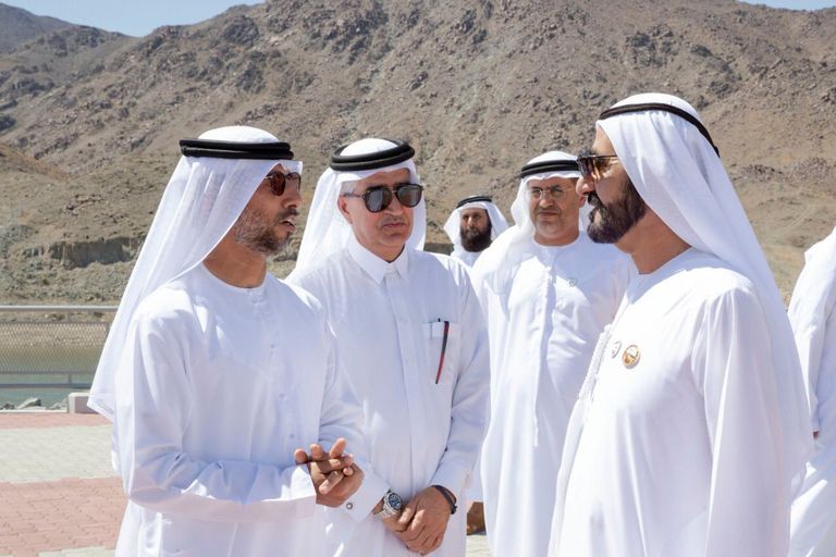 الشيخ محمد بن راشد آل مكتوم في جولة ميدانية