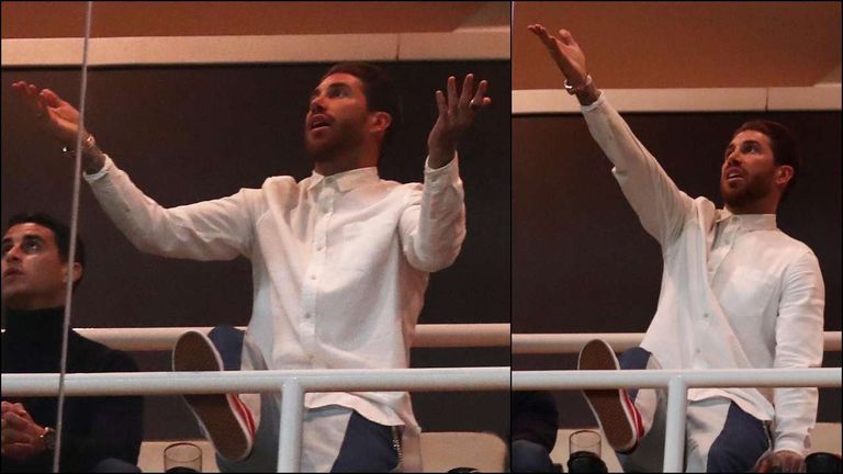 سيرخيو راموس مدافع ريال مدريد