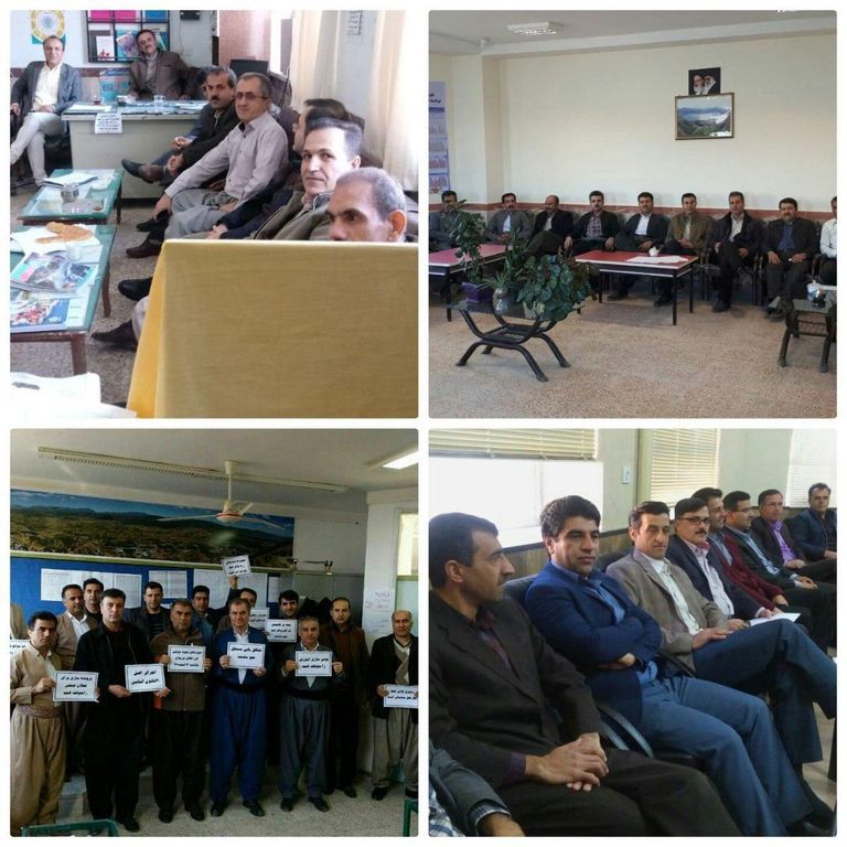 جانب من إضراب المعلمين في إيران قبل أيام محمد خاتمي الرئيس الإيراني الأسبق - أرشيفية