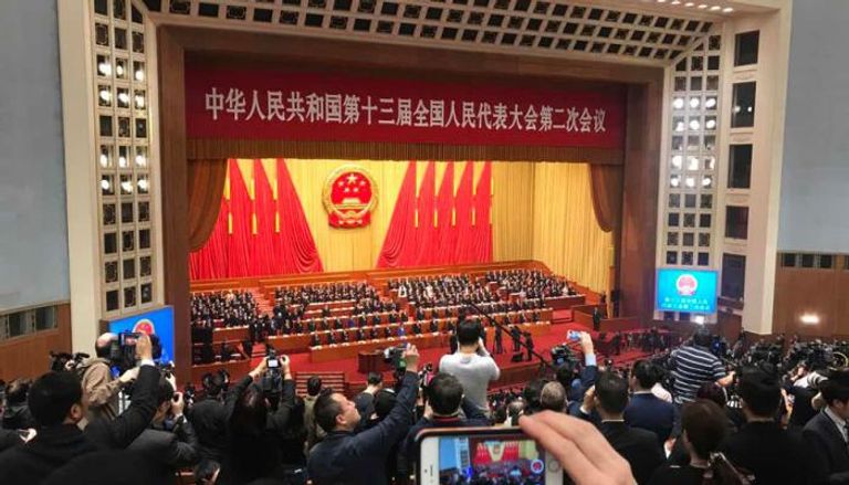 افتتاح الدورة الثانية للمجلس الوطني الـ13 لنواب الشعب الصيني