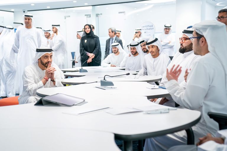 عبدالله بن زايد يدشن أول منطقة حرة إبداعية في كليات التقنية بدبي
