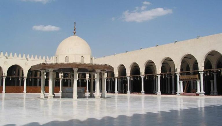 مسجد عمرو بن العاص بالقاهرة - أرشيفية