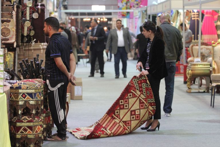 بالصور.. انطلاق معرض أربيل الدولي الخامس للمنتجات المصرية