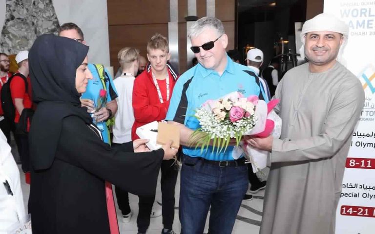 الفجيرة تستقبل الوفود الرياضية المشاركة في الأولمبياد الخاص