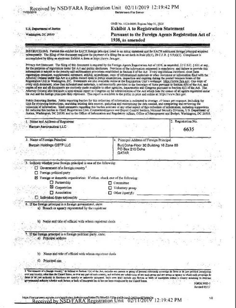 مظاهرة سابقة في مدينة نيويورك الأمريكية ضد تمويل قطر للإرهاب