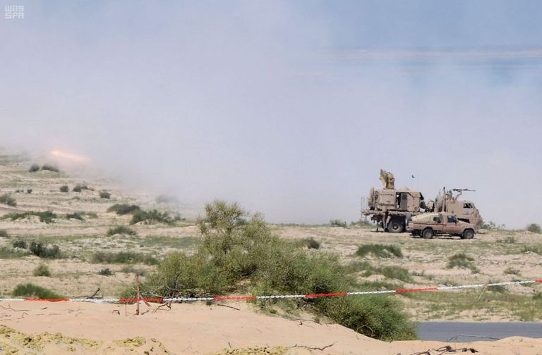 القادة المشاركون في اختتام تمرين "درع الجزيرة المشترك 10"