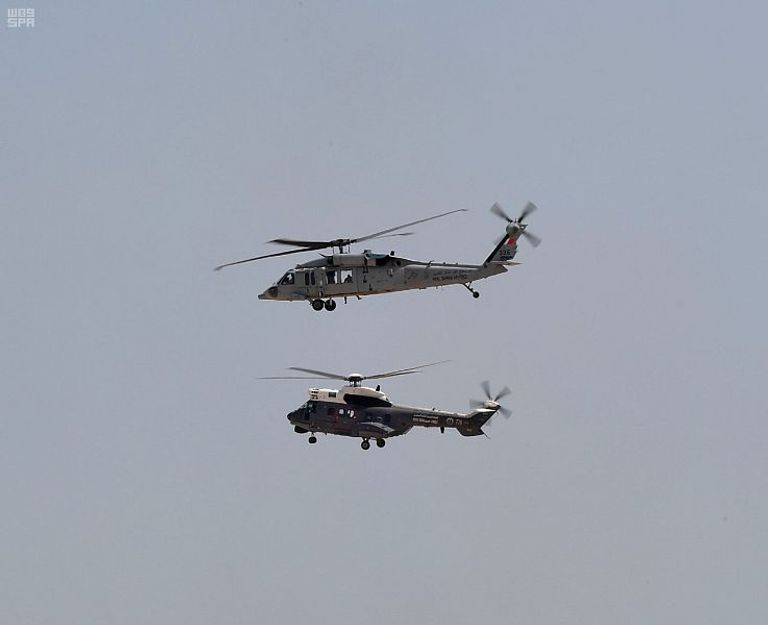 القادة المشاركون في اختتام تمرين "درع الجزيرة المشترك 10"