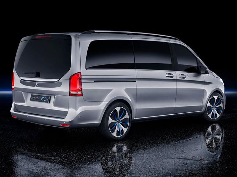 مرسيدس EQ V تنافس بقوة في سوق السيارات الكهربائية