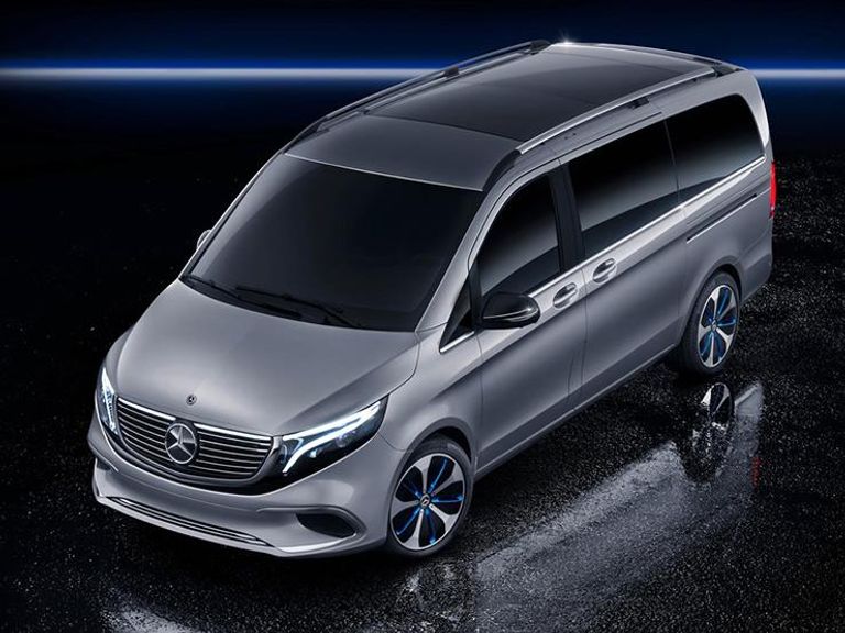 مرسيدس EQ V تنافس بقوة في سوق السيارات الكهربائية